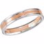 50247:254624:P 14kt White & Rose 4mm Band Size 12