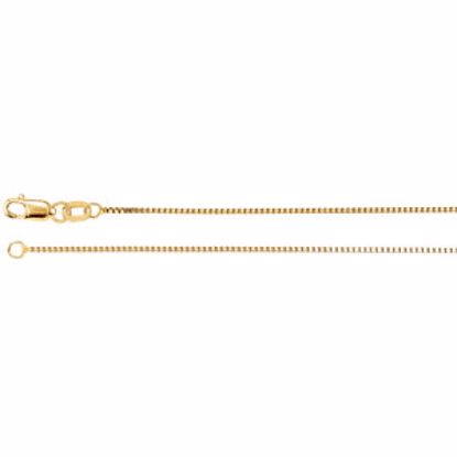 CH619:287914:P 14kt Yellow .75mm Box 7" Chain