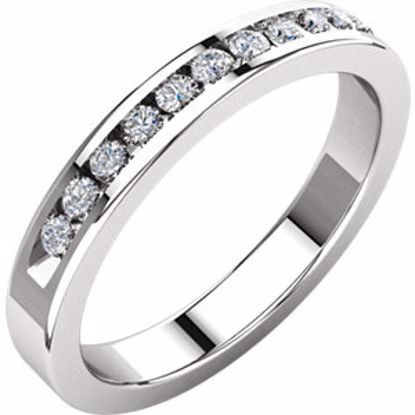 62855:277687:P 1/4 CTW Diamond Classic Channel Set Anniversary Band