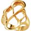 5533:37238:P 14kt Yellow Freeform Ring