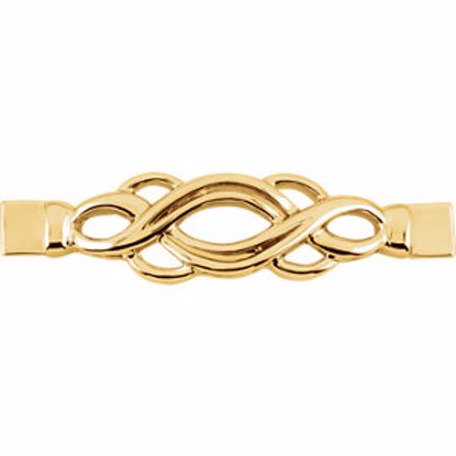 81314:120376:P 14kt Yellow Bracelet Center