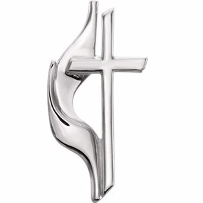 R16736:167507:P Methodist Cross Lapel Pin