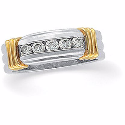 60136:210055:P 1/2 CTW Diamond Duo Band