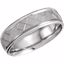 50154:222359:P Platinum 7mm Plat Comfort Fit Design Band Size 11.5