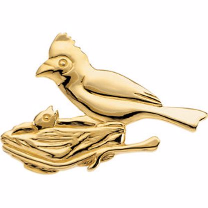 R41839:237150:P The Caring Cardinal Brooch