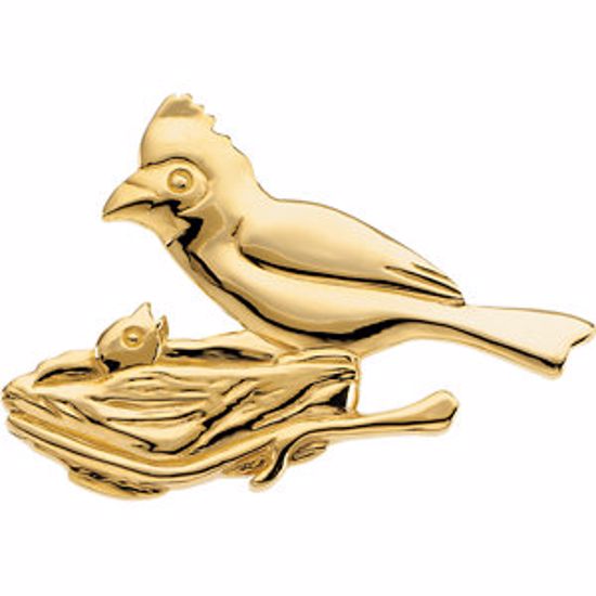R41839:237150:P The Caring Cardinal Brooch
