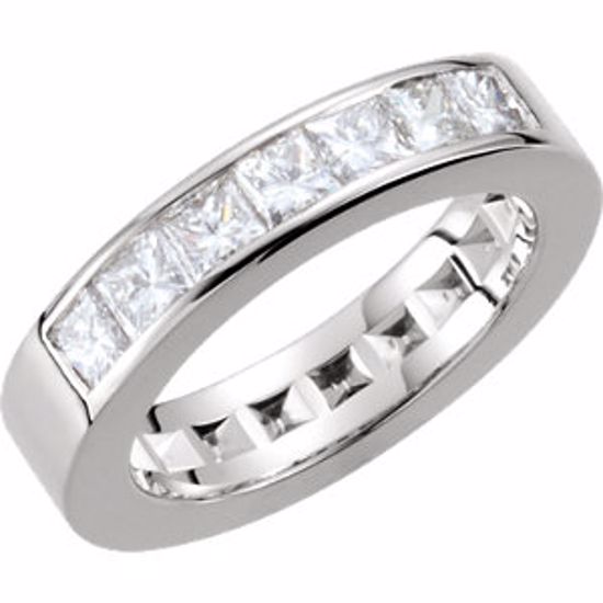 61003:250999:P Platinum 1 1/6 CTW Diamond Anniversary Band