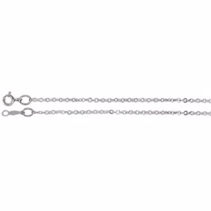 CH431:240015:P Sterling Silver 1.75mm Cable 7" Chain
