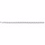 CH354:241093:P Sterling Silver 6.75mm Flat Cable 7" Chain
