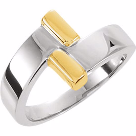50257:270264:P 10kt Two-Tone Bypass Ring