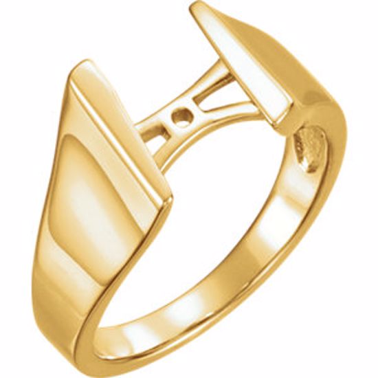 50300:276756:P 10kt Yellow Peg Engagement Base
