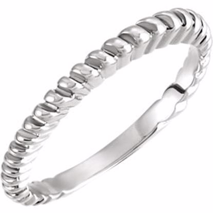 4784:19697:P 14kt White 2mm Fancy Band