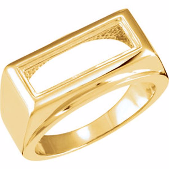 9392:32026:P Men's Initial  Ring