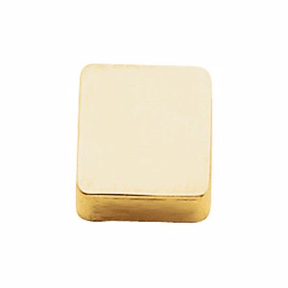 80831:74457:P 14kt Yellow 11mm Square Bracelet Slide 