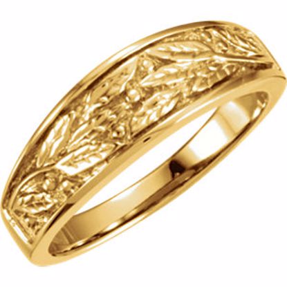 5120:84105:P 18kt Yellow 6.25mm Ladies Duo Design Band