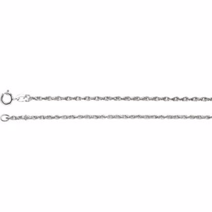 CH70:106067:P 14kt White 1.5mm Rope 7" Chain
