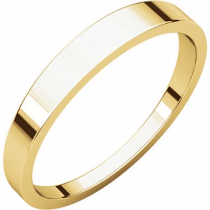 FT15.5:150368:P 10kt Yellow 3mm Flat Tapered Band