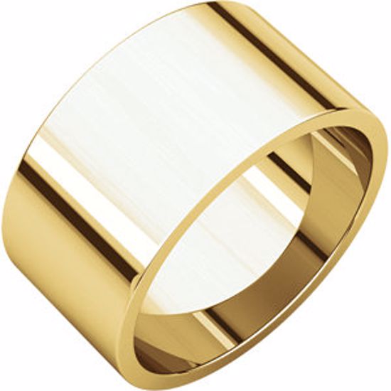 F7:142667:P 10kt Yellow 10mm Flat Band