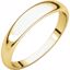 HRT5:146196:P 10kt Yellow 4mm Half Round Tapered Band