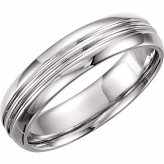 50100:193567:P Platinum 6mm Comfort-Fit Design Band Size 11
