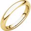 IR13.5:196528:P 10kt Yellow 3mm Comfort Fit Band