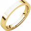 FIR7:224527:P 10kt Yellow 3mm Flat Comfort Fit Band