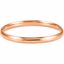BRC185:239022:P 14kt White 6.5mm Hinged Bangle Bracelet 