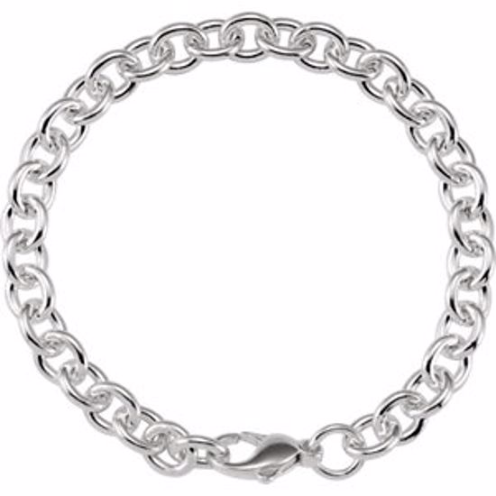 CH441:240122:P Cable Bracelet 7.75mm 