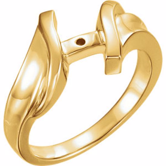 50299:275313:P 10kt Yellow Freeform Peg Remount Ring
