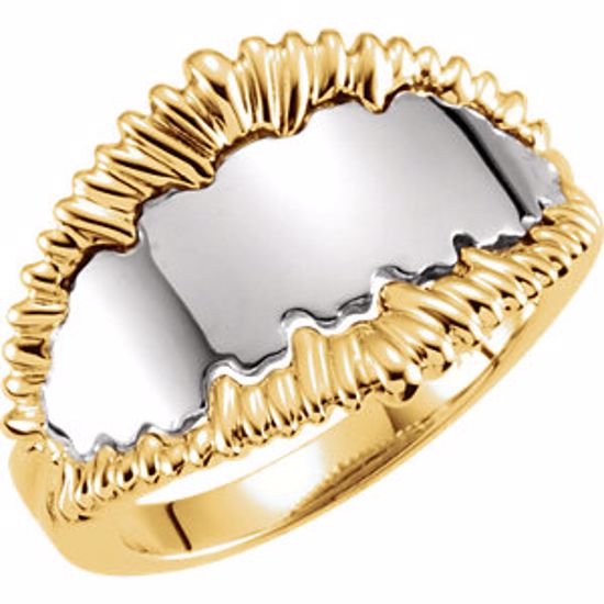 5417:23309:P 14kt Yellow Metal Fashion Ring 