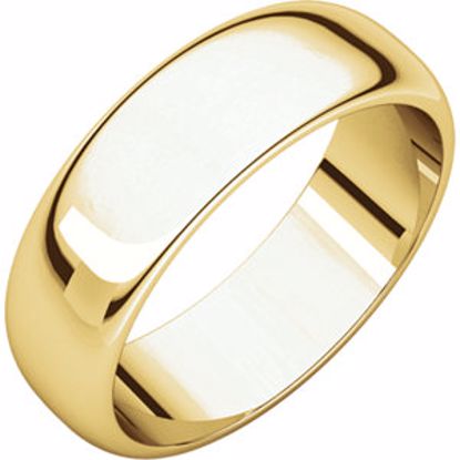 HR7:50857:P 10kt Yellow 6mm Half Round Band