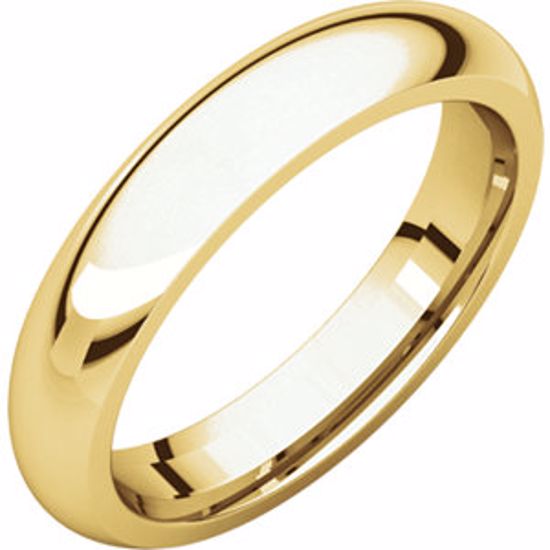 IR11:50973:P 10kt Yellow 4mm Comfort Fit Band