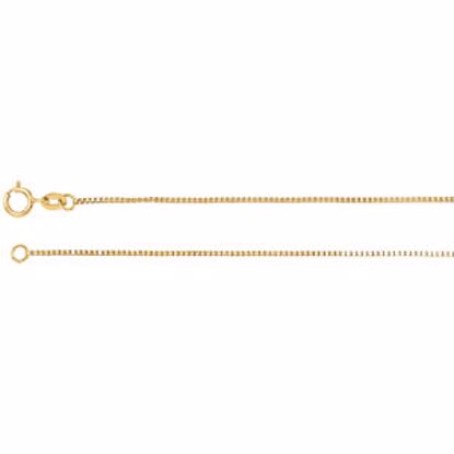 CH80:105108:P 14kt Yellow .75mm Solid Box 7" Chain