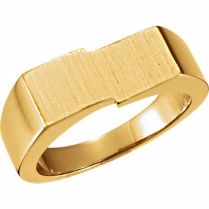 9469:90102:P 18kt Yellow 9x16mm Men's Signet Ring