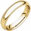 MGR11:141683:P 10kt Yellow 4mm Milgrain Comfort Fit Band