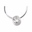 61159:210557:P Cubic Zirconia Bezel Necklace