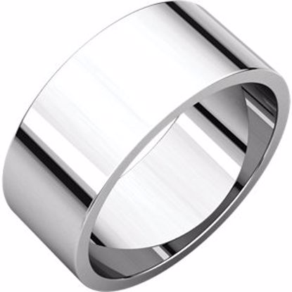 F14:218996:P Platinum 8mm Flat Band