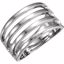 4508:226321:P Platinum Ladies 10.3mm Bar Style Band