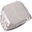 9244:228752:P Platinum 18x16mm Men's Nugget Signet Ring