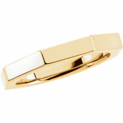 120421:259982:P 10kt Yellow 3.75mm Octagon Band Size Size 6