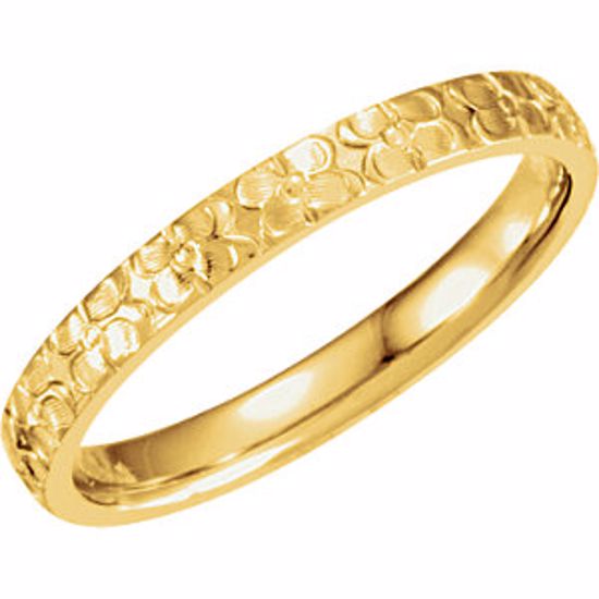 50427:278537:P 14kt Yellow Band Size 8