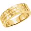 50285:269417:P Brick Design 8mm Tapered Band