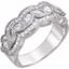 62950:290845:P 14kt White 1 CTW Diamond Anniversary Band