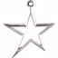 83015:100001:P Metal Fashion Star Pendant Dangle