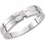 63979:60273:P 14kt White 4.85mm .05 CTW Diamond Men's Band