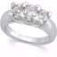 64140:20704:P 14kt White 1 1/3 CTW Diamond Anniversary Ring 