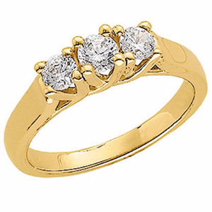 64154:20731:P Three-Stone Engagement Ring