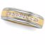 63894:100510:P 14kt Yellow & White 1/4 CTW Diamond Band