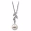 64488:60013:P Freshwater Cultured Pearl & Diamond Necklace