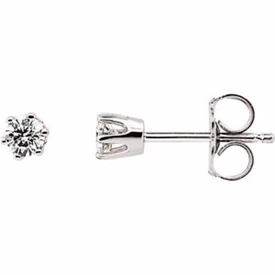 62861:2796650:P 1/5 CTW Diamond Friction Post Stud Earrings